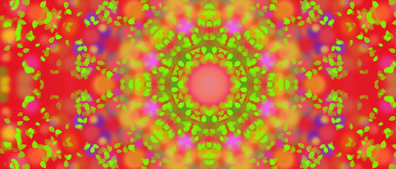 abstract multicolored festive background spring sun of green leaves