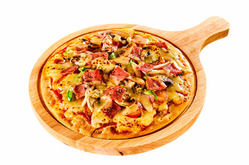 Sausage meat pizza