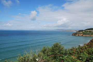Plage à Douarnenez dans le Finistère en Bretagne