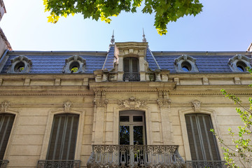 Beautiful architecture in the charming French city of Aix-en-Provence