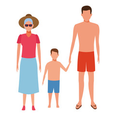 family avatar cartoon character