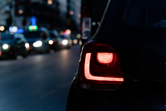 Car backlight on