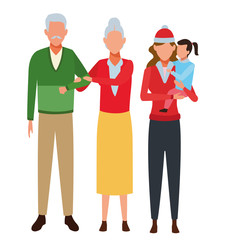 family avatar cartoon character