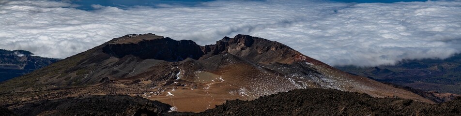 Huge gigapan of Pico Viejo volcano crater