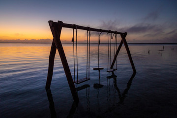 Lagoon Swing Sunrise