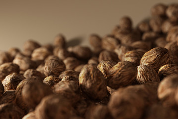Obraz premium walnuts background 3d render