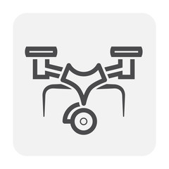 Drone and tool icon