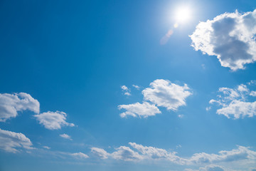 空と雲と太陽