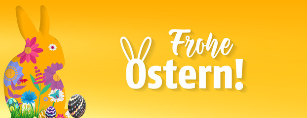 Frohe Ostern karte
