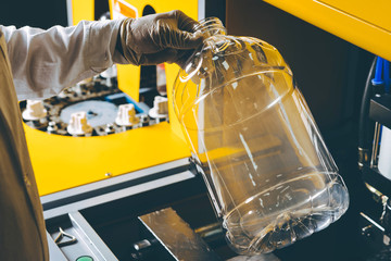Molds for plastic bottles