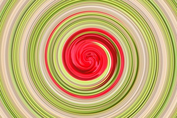 Tourbillon rouge vert