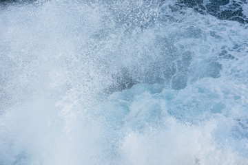 Waves from the cliffs at Watson Bay