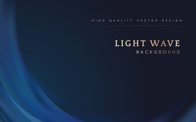 Light wave border background