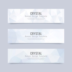 Fototapeta premium Crystal textured background collection