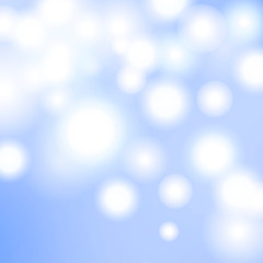 Blue bokeh background