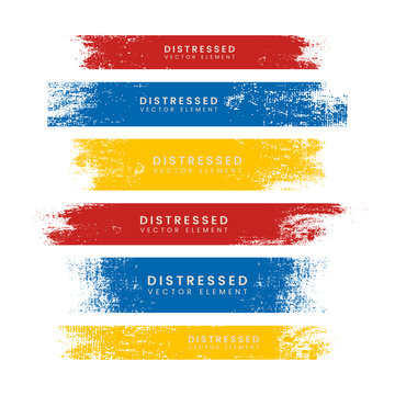 Colorful Distressed Banners