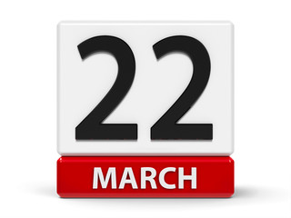 Cubes calendar 22nd March