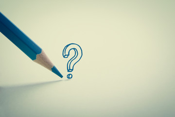 Question Mark Concept With Copy Space