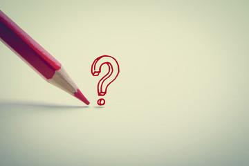 Question Mark Concept With Copy Space
