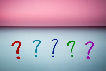 Question Mark Concept With Copy Space