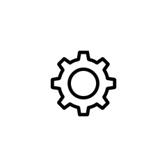 Cog icon vector isolated on background. Trendy sweet symbol. Pixel perfect. illustration EPS 10. - Vector
