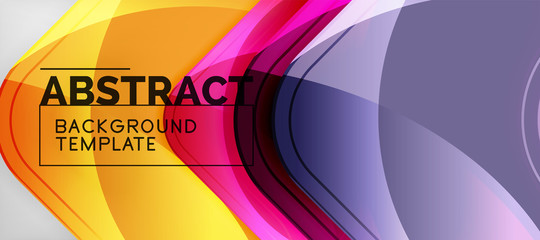Techno lines, hi-tech futuristic abstract background template with arrow shapes