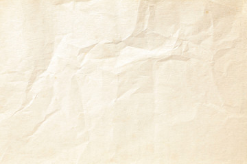 Brown crumpled paper texture