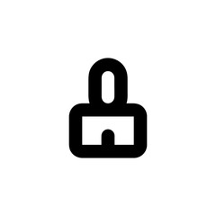 Lock icon vector isolated on background. Trendy sweet symbol. Pixel perfect. illustration EPS 10. - Vector