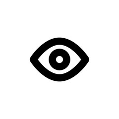 Eye icon vector isolated on background. Trendy sweet symbol. Pixel perfect. illustration EPS 10. - Vector