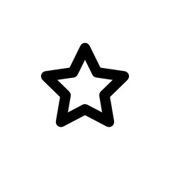 Star icon vector isolated on background. Trendy sweet symbol. Pixel perfect. illustration EPS 10. - Vector