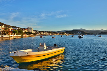 Fototapeta na wymiar Greece,Tolo-morning in port