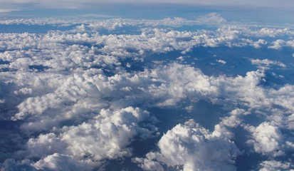 Fototapeta na wymiar sea of clouds