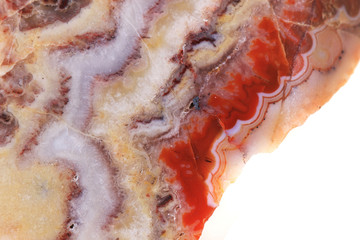 czech agate mineral gem isolated