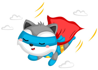 Raccoon Superhero