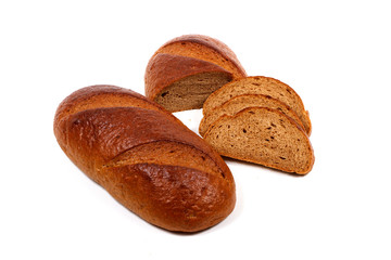 bread isolated on white background