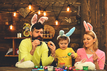 Shop for happy easter decoration. Easter eggs - color egg assortment.