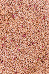 Dried Beans Closeup in an Italian Market