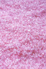 Pink sea salt texture