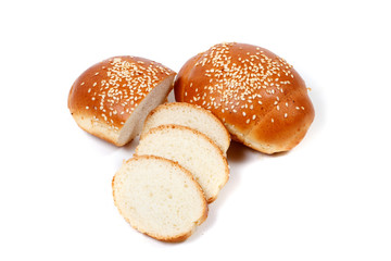 bread isolated on white background