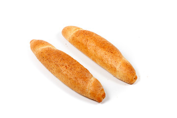 bread isolated on white background