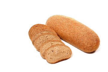 bread isolated on white background