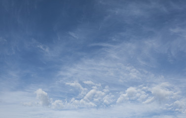 Blue sky with cloud