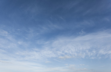 Blue sky with cloud