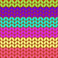 knitted multicolor striped background