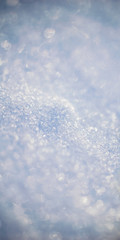 Fototapeta premium Macro background of fresh snowflake texture