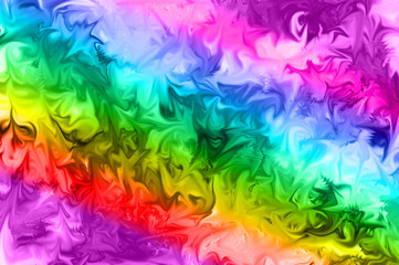 Fototapeta premium Bright multicolor abstract background with a digitally painted smeared effect.