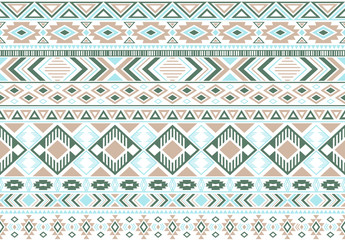 Tribal ethnic motifs geometric vector seamless background.