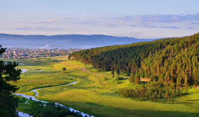 Obraz premium Summer in the Ural mountains is a short but wonderful time.