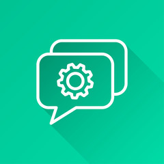 Management consulting - vector icon for graphic and web design.