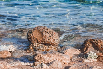 rocks on the beach